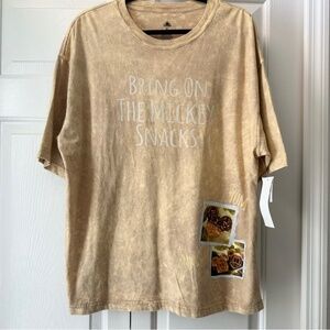 NWT‎ Disney Parks Bring On The Mickey Snacks Shirt